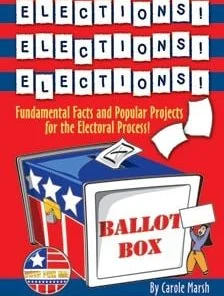 A book cover with an image of a ballot box.