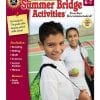A book cover with tennis players and the words " summer bridge activities teacher recommended ".