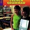 A book cover with two girls in front of books.