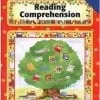Colorful reading tree with scattered book covers