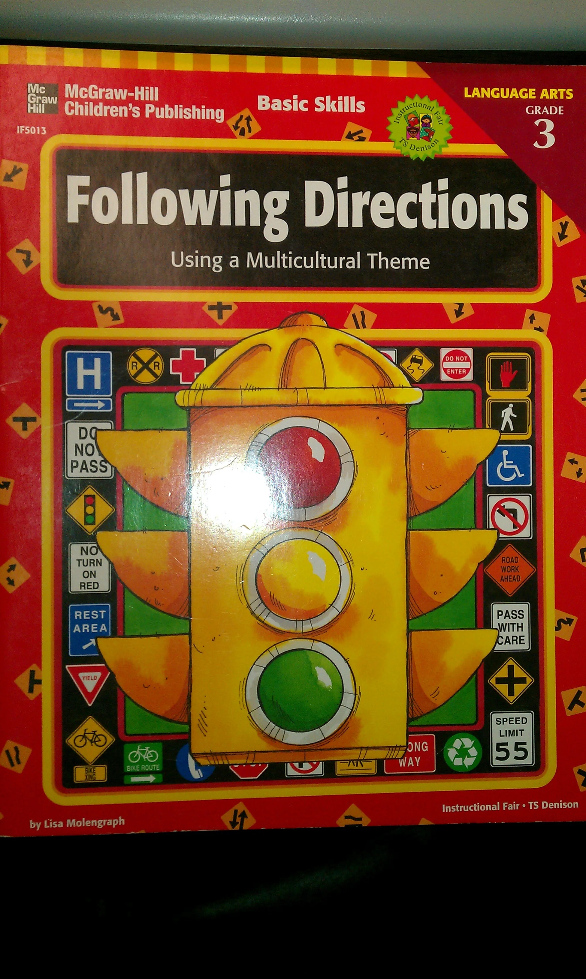 A book cover with a picture of a traffic light.