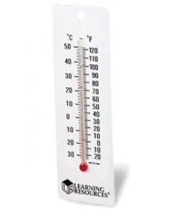 A thermometer is shown with the reading of 1 5 degrees fahrenheit.