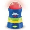 A blue and red timer with the words time tracker mini