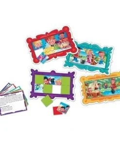 A group of frames with pictures on them.