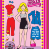 A paper doll with clothes and accessories.