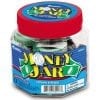 A jar of money with the words " money jar ".