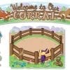 A set of welcome to our corral signs.