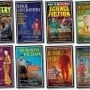 A series of books about different genres.
