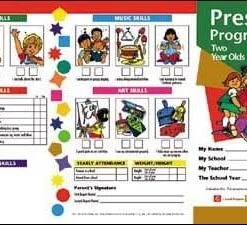 A child 's picture protractor chart with multiple pictures.