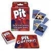 A pit card game with cards and instructions.
