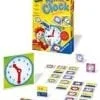 A box of games with an image of a clock.