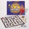 A labyrinth game with a chess board and some cards