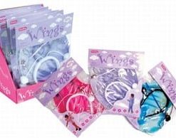 A bunch of different colored hair ties in packages