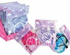A bunch of different colored hair ties in packages