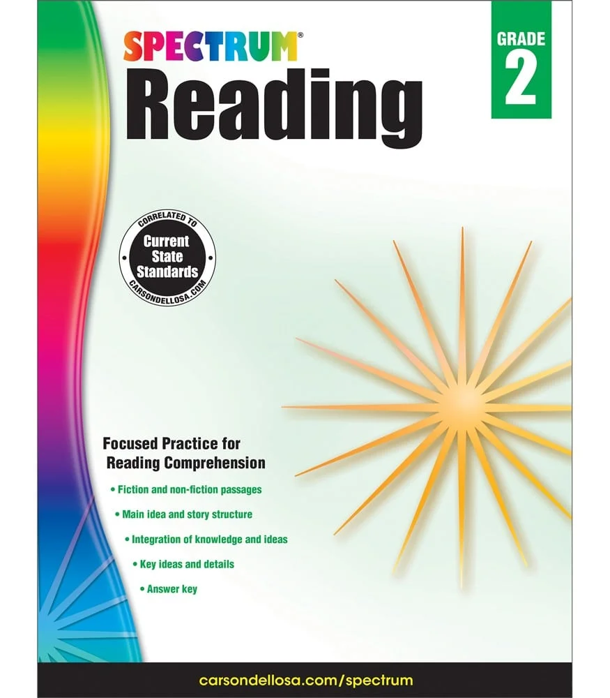 Spectrum reading workbook grade 2