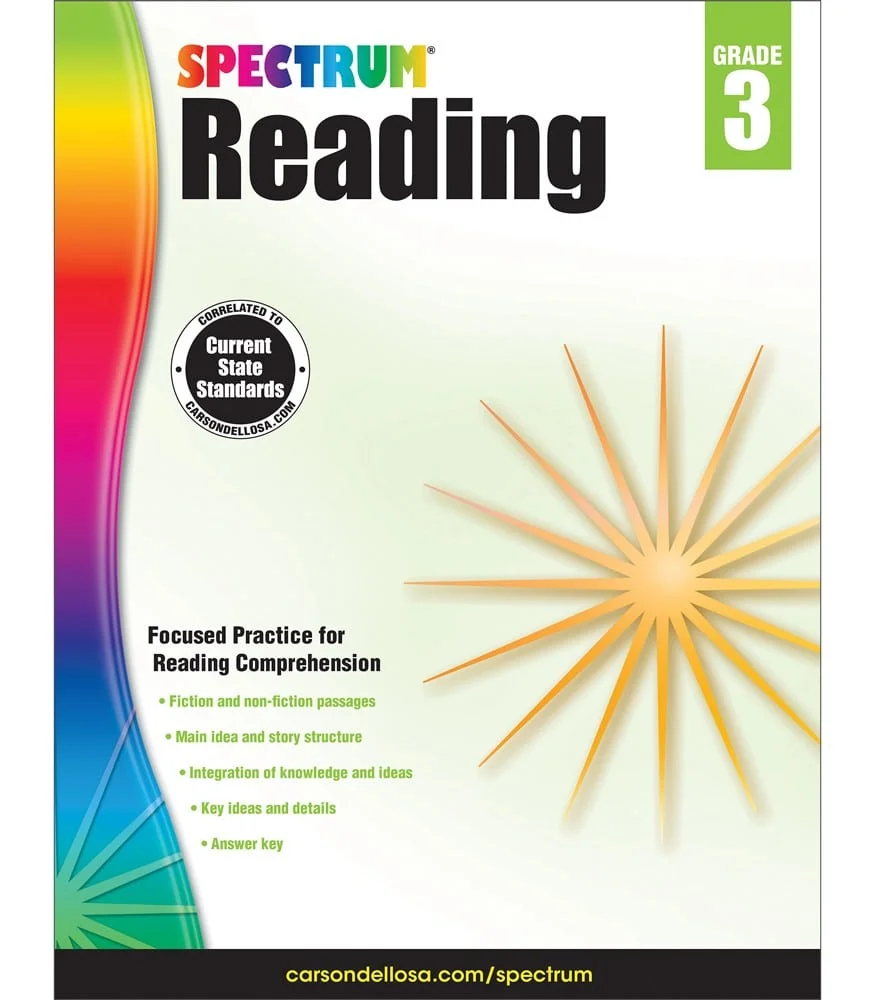 Spectrum reading workbook grade 3