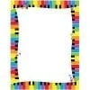 A colorful frame with many different colored blocks.