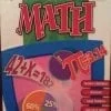 A book cover with the word math written in red.