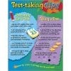 A poster with instructions for taking test.