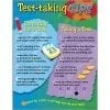 A poster with instructions for taking test.