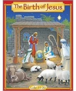 A picture of the birth of jesus.
