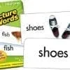A picture of the cards and shoes.