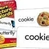 More Picture Words Flash Cards - butterfly & cookie.