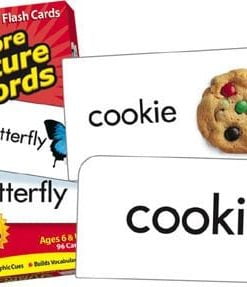 More Picture Words Flash Cards - butterfly & cookie.