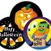 A group of three stickers that are on top of each other.