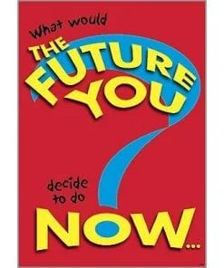 What would the What Would the Future You... poster decide to do now.