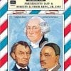 A picture of three presidents and the words president 's day & martin luther king, jr. Day