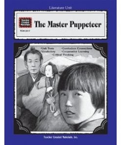 A book cover with two people and a doll.