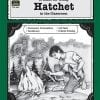 A book cover with an image of a man chopping wood.