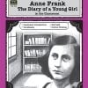 A book cover with an image of anne frank.