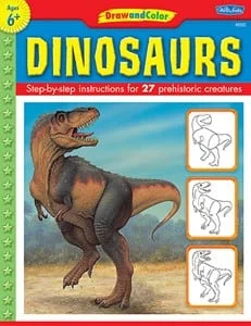 Draw and Color Dinosaurs