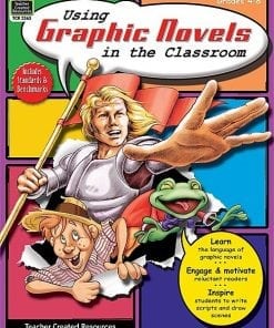 A book cover with cartoon images of people and animals.