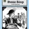 A book cover with an image of a man stirring a pot.