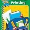 Spiral workbook cover with blue backpack and books