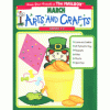 March Arts and Crafts Grades 1-3 cover with a cartoon character.