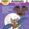 A book cover with an image of animals.