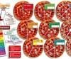 A bunch of pizzas that are on the floor