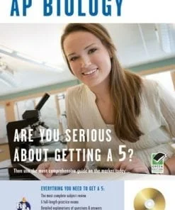 AP Biology test-prep cover with microscope