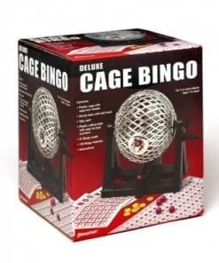 A box that has a cage in it
