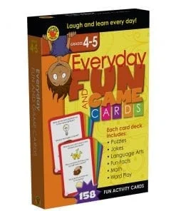 A box of cards with the words " everyday fun and games ".