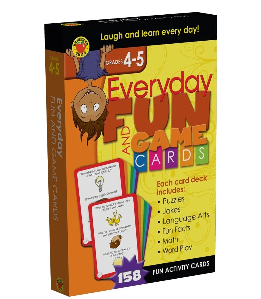A box of cards with the words " everyday fun and games ".