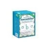 A box of letters and numbers for kids to learn