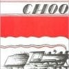 A drawing of a train on the tracks.