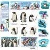 A penguin themed classroom with many different activities.