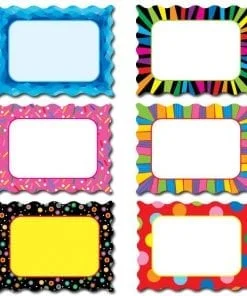 A set of six frames with different designs.