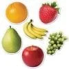 A group of fruits that are sitting on the floor.